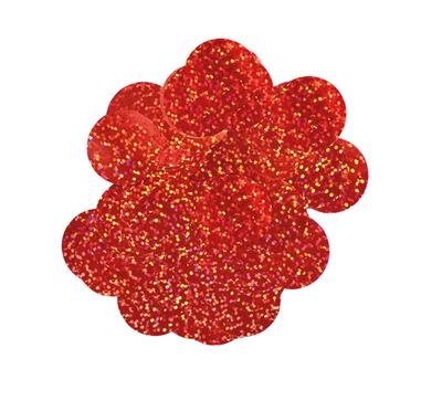 Oaktree Holographic Foil Confetti 10mm x 14g Red - Accessories