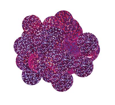 Oaktree Holographic Foil Confetti 10mm x 14g Fuchsia - Accessories