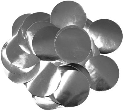 Oaktree Metallic Foil Confetti 25mm x 14g Silver - Accessories