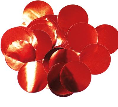 Oaktree Metallic Foil Confetti 25mm x 14g Red - Accessories