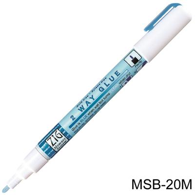 Zig Memory System 2 Way Glue Pen 2mm Fine MSB-20M - Craft