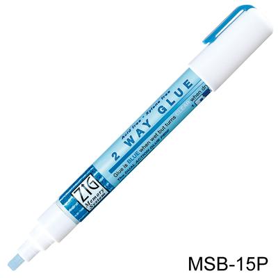 Zig Memory System 2 Way Glue pen 5mm Chisel Tip MSB-15P - Craft